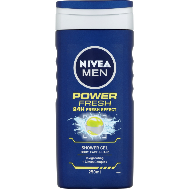 Nivea Men Power sprchový gel, 250 ml