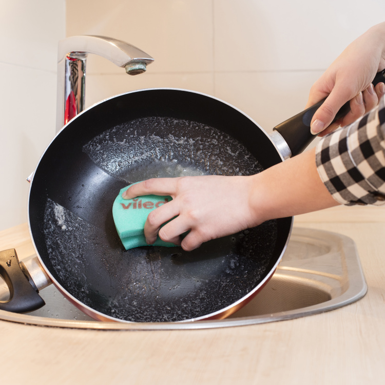 Vileda PUR active houbička na nádobí vysoká, 2 ks