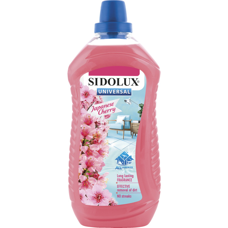 Sidolux Universal Japanese Cherry univerzální čistič na povrchy, 1 l