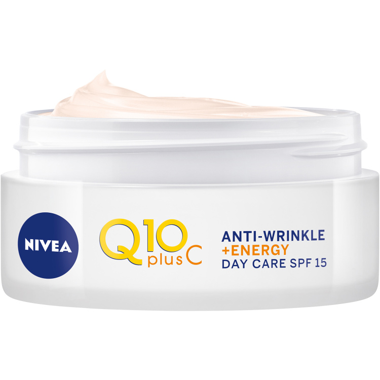 Nivea Q10 Plus C OF15 energizující denní krém proti vráskám, 50 ml