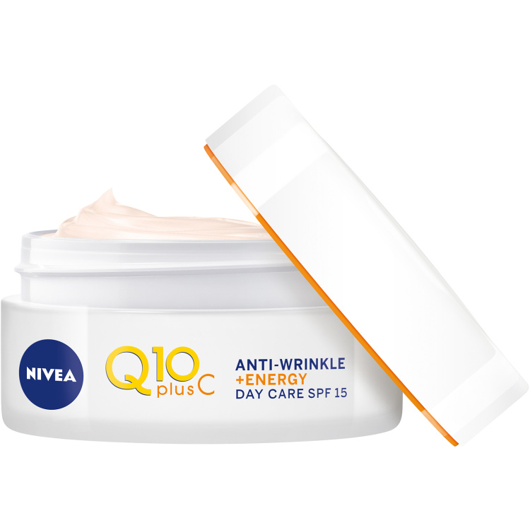 Nivea Q10 Plus C OF15 energizující denní krém proti vráskám, 50 ml