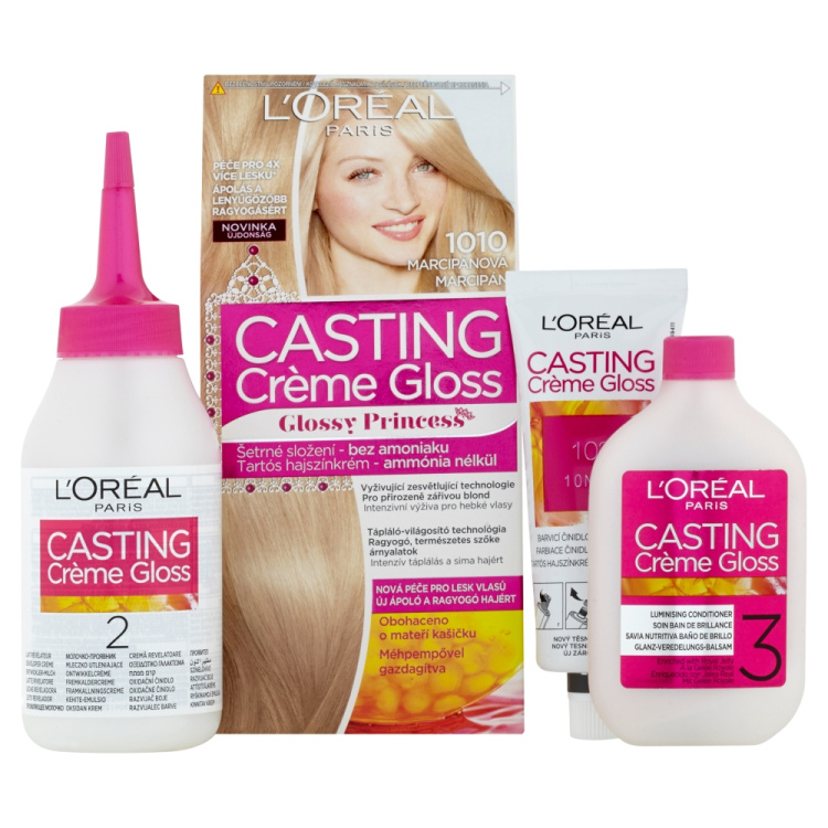 L'Oréal Casting Crème Gloss barva na vlasy marcipánová 1010