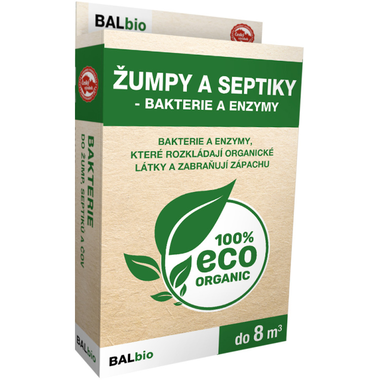 BALbio bakterie do septiků, žump a čističek, 100 g