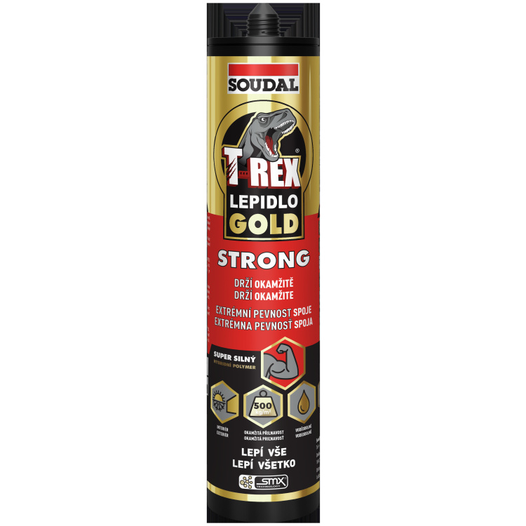 Soudal T-Rex Gold Strong montážní lepidlo, 290 ml