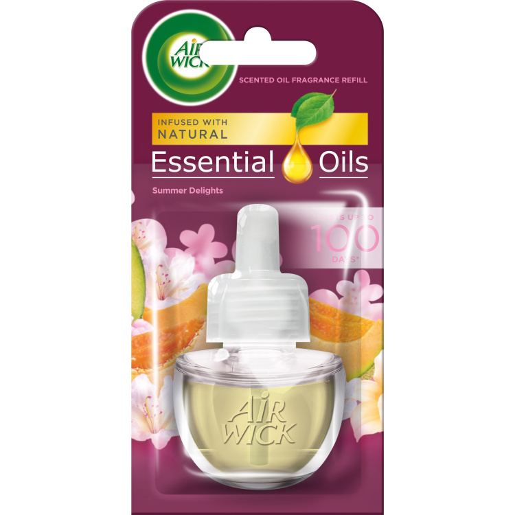 Air Wick osvěžovač vzduchu Electric Life radostné léto náplň, 19 ml
