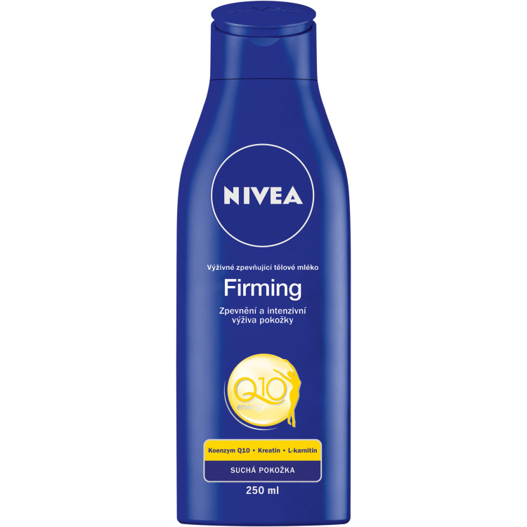 Nivea Body Milk Firming Q10 výživné zpevňující tělové mléko, 250 ml