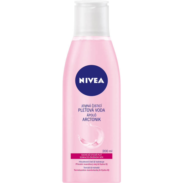 Nivea Soothing Toner jemná čistící pleťová voda, 200 ml