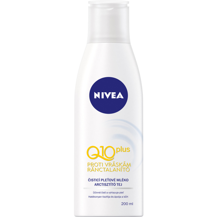 Nivea Q10 Power čisticí pleťové mléko proti vráskám, 200 ml