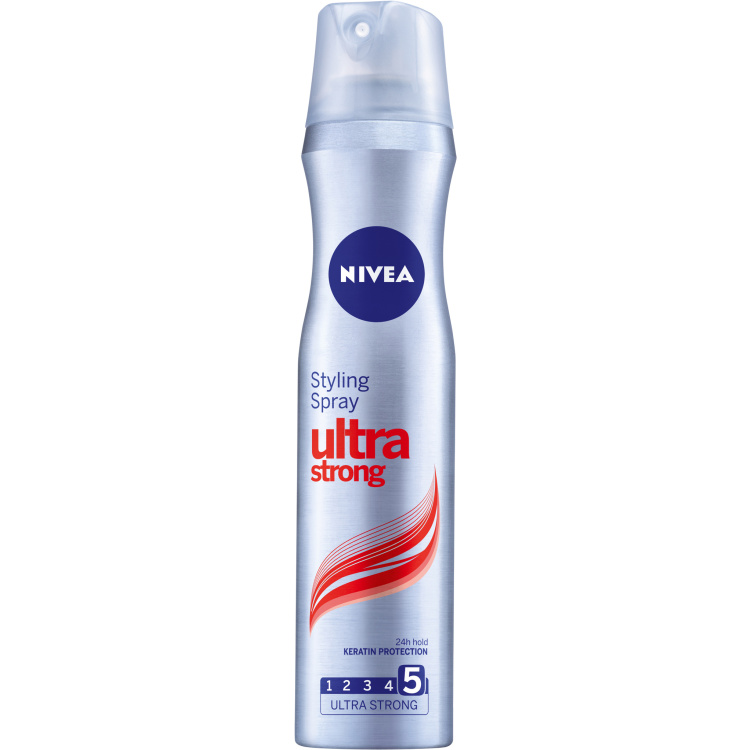 Nivea Haarspray Ultra Strong, lak na vlasy, 250 ml