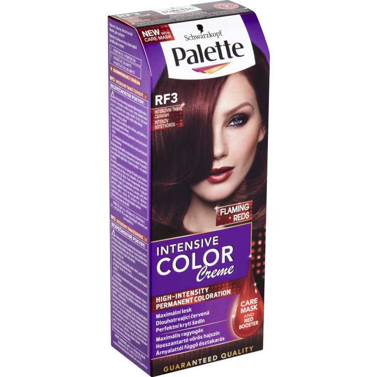 Schwarzkopf Palette Intensive Color Creme, barva na vlasy, RF3 intenzivní tmavě červená, 50 ml
