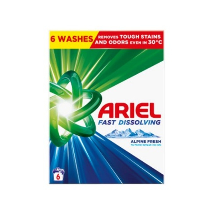 Ariel prací prášek Mountain Spring 6 praní, 330 g