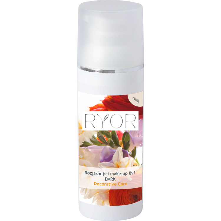 RYOR rozjasňující make-up 8v1 Dark, 30 ml