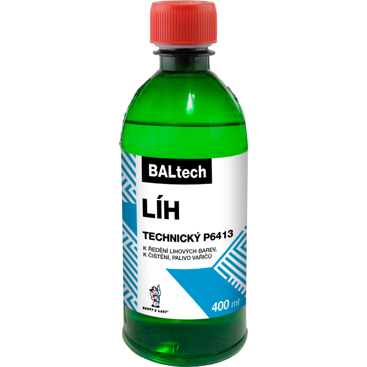 BALTECH technický líh P6413, plast 400 ml