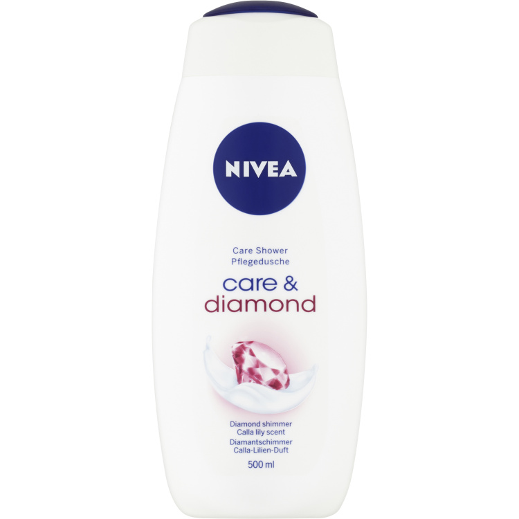 Nivea Care &amp; Diamond sprchový gel, 500 ml