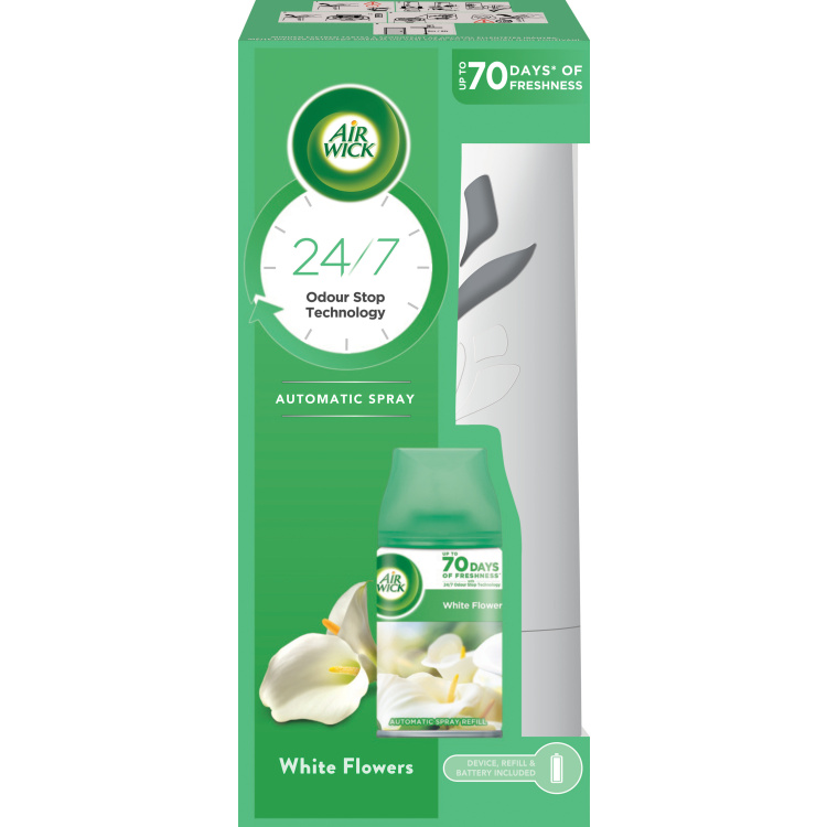 Air Wick FreshMatic Frézie &amp; Jasmín osvěžovač vzduchu strojek a náplň 250 ml