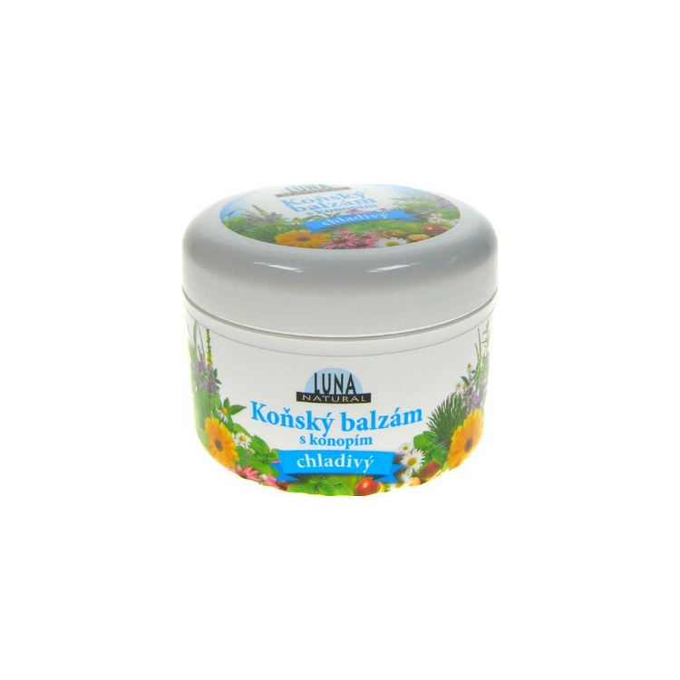 Luna Natural koňský balzám s konopím chladivý 300 ml