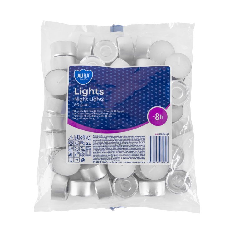 Bispol čajové svíčky, 50 ks