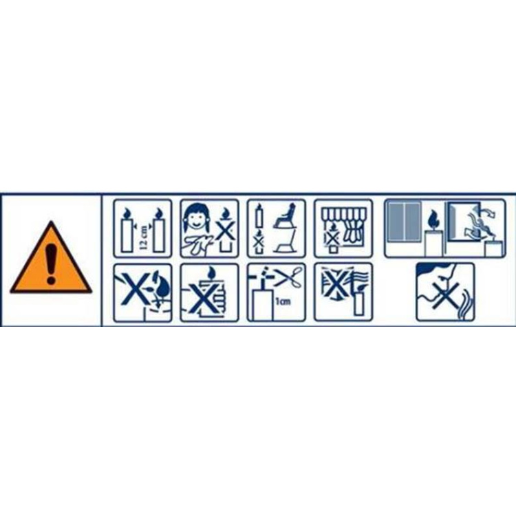 Bispol vonná svíčka tříbarevná vanilka, 170 g