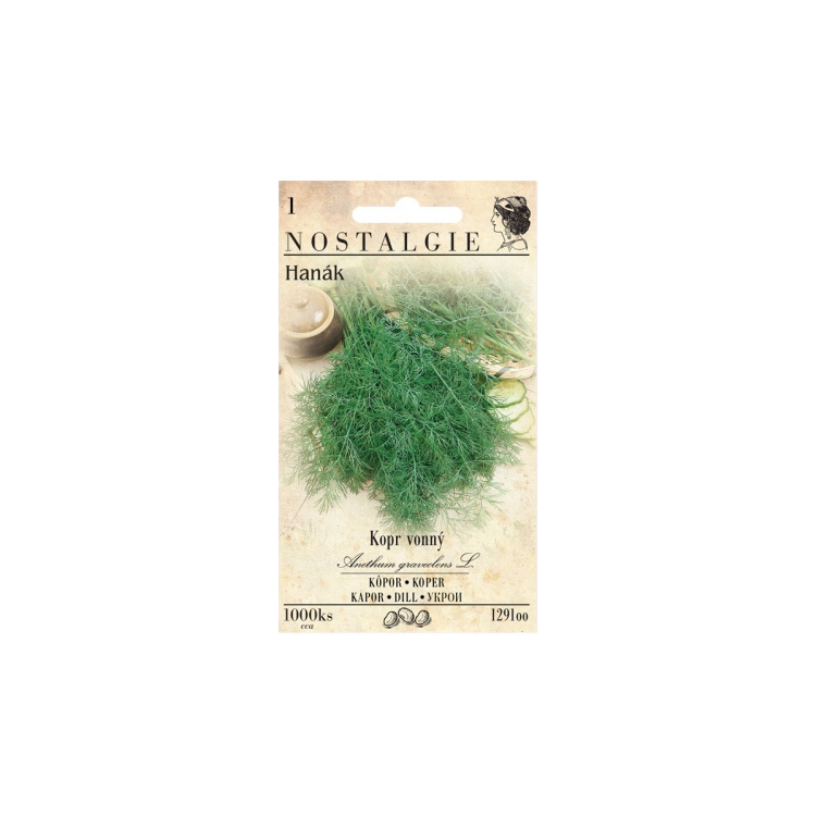 Nohel Garden kopr vonný Hanák, 1000 semen