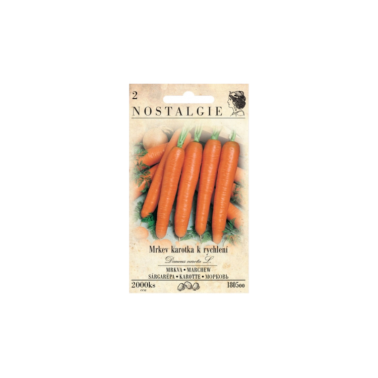 Nohel Garden, mrkev karotka k rychlení, 2000 semen