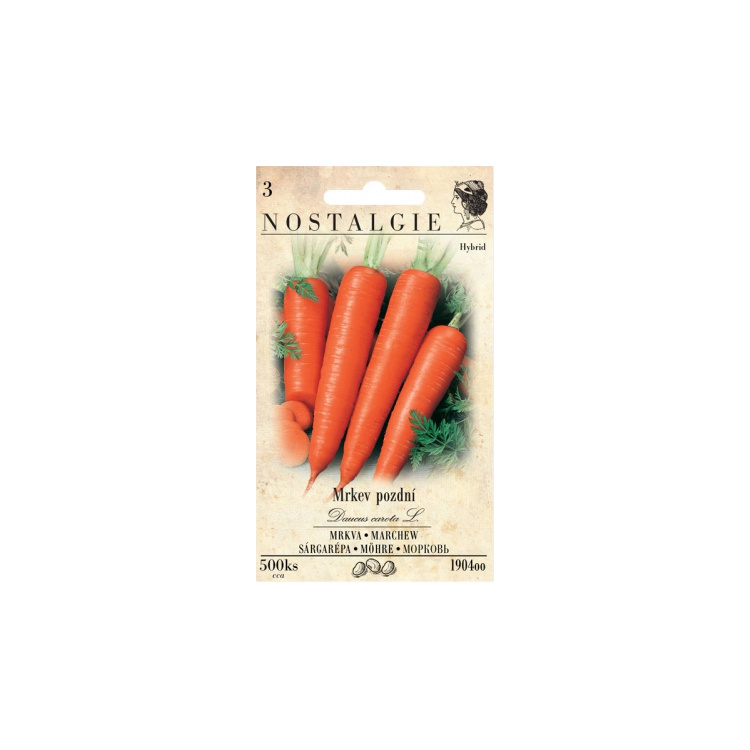 Nohel Garden mrkev pozdní Maxima, 500 semen
