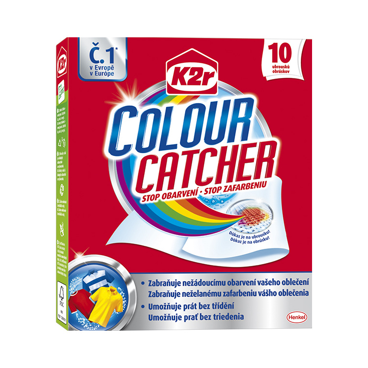 K2R Colour Catcher prací ubrousky, 10 ks