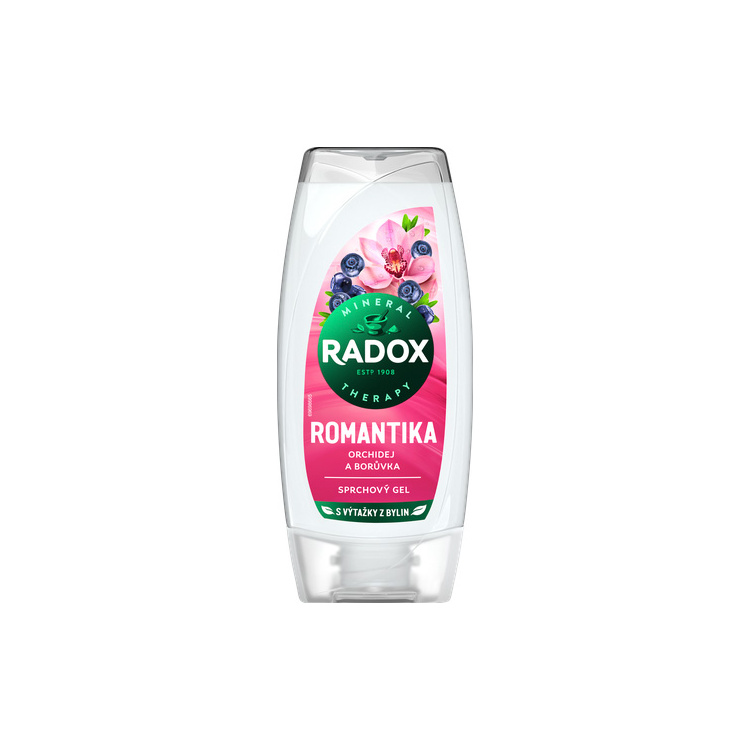 Radox sprchový gel Romantika orchidej a borůvka, 225 ml