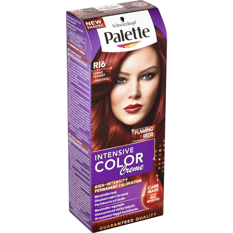 Schwarzkopf Palette Intensive Color Creme, barva na vlasy, RI6 ohnivě červená, 50 ml