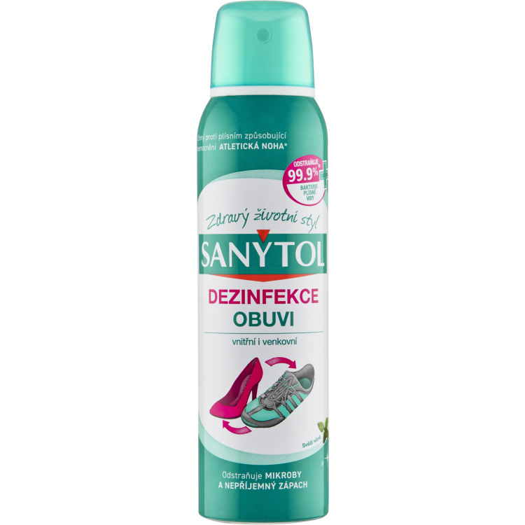 Sanytol dezinfekce obuvi ve spreji, 150 ml