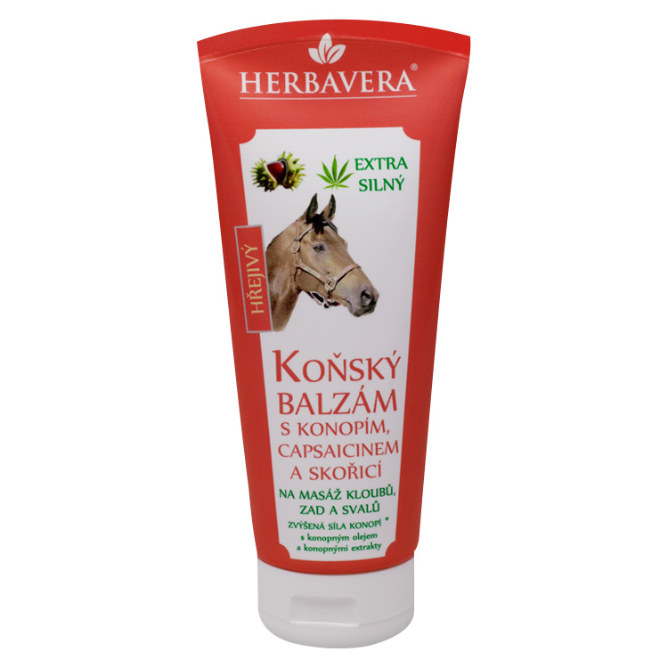 Herbavera Koňský hřejivý balzám, 200 ml