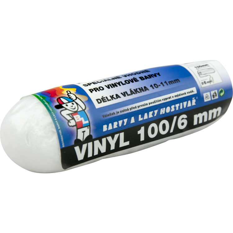 BARVY A LAKY HOSTIVAŘ Vinyl váleček na malování držák 6 mm, 100 mm