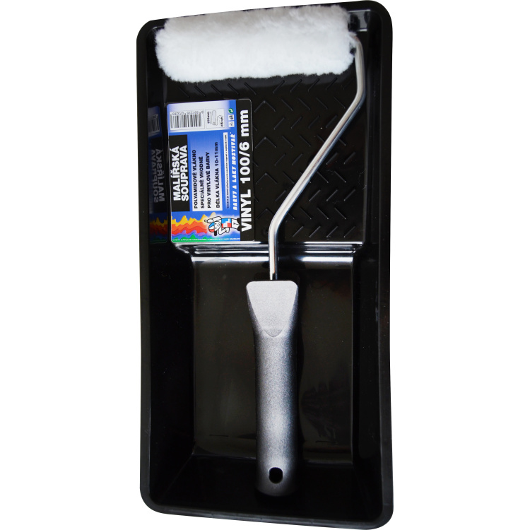 BARVY A LAKY HOSTIVAŘ Vinyl váleček na malování s držákem a vaničkou, 100 mm