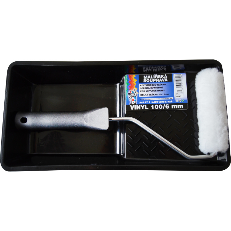 BARVY A LAKY HOSTIVAŘ Vinyl váleček na malování s držákem a vaničkou, 100 mm