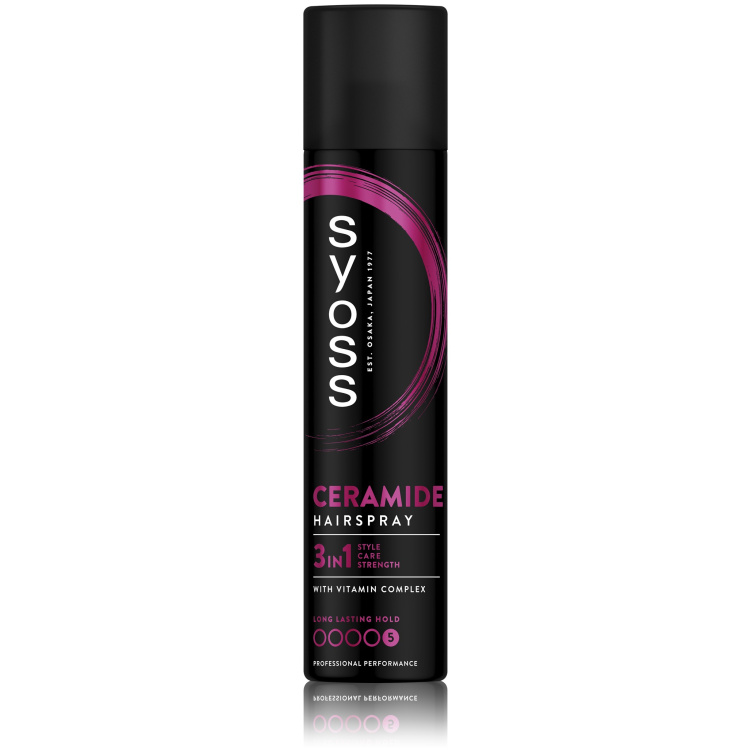 Syoss Ceramide Complex lak na vlasy mega silná fixace 5, 300 ml