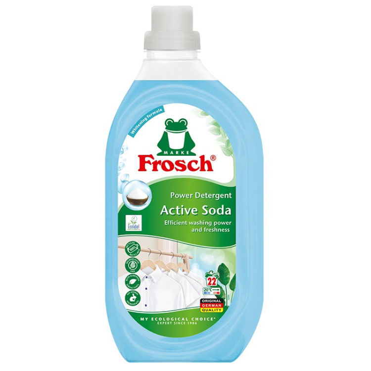 Frosch Active Soda ekologický prací gel, 22 praní, 1,5 l