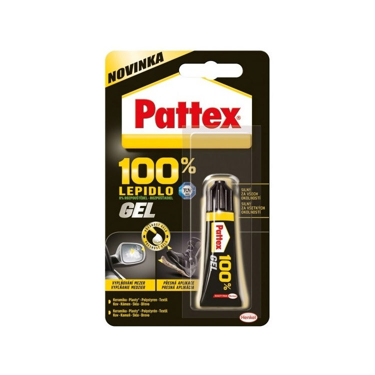 Pattex 100% gel univerzální lepidlo 8 g