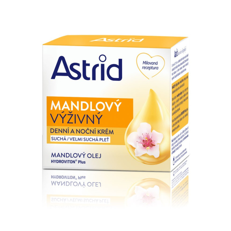 Astrid Almond Care mandlový výživný denní a noční krém, 50 ml