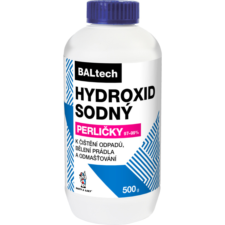 BALTECH hydroxid sodný k čištění odpadů, perličky, 500 g