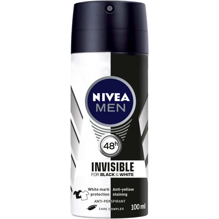 Nivea Men Black &amp; White Invisible Original antiperspirant, 100 ml