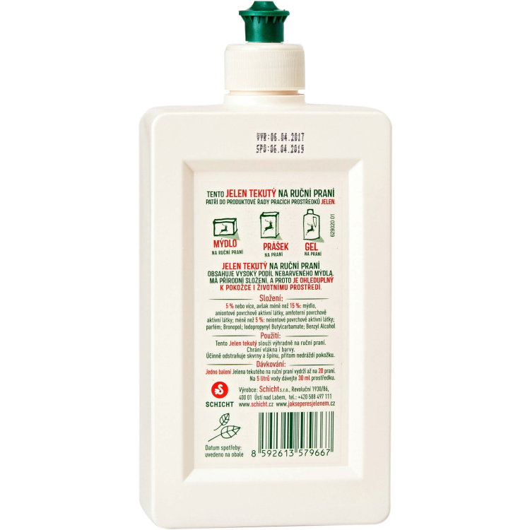 Jelen tekuté mýdlo pro ruční praní, 500 ml