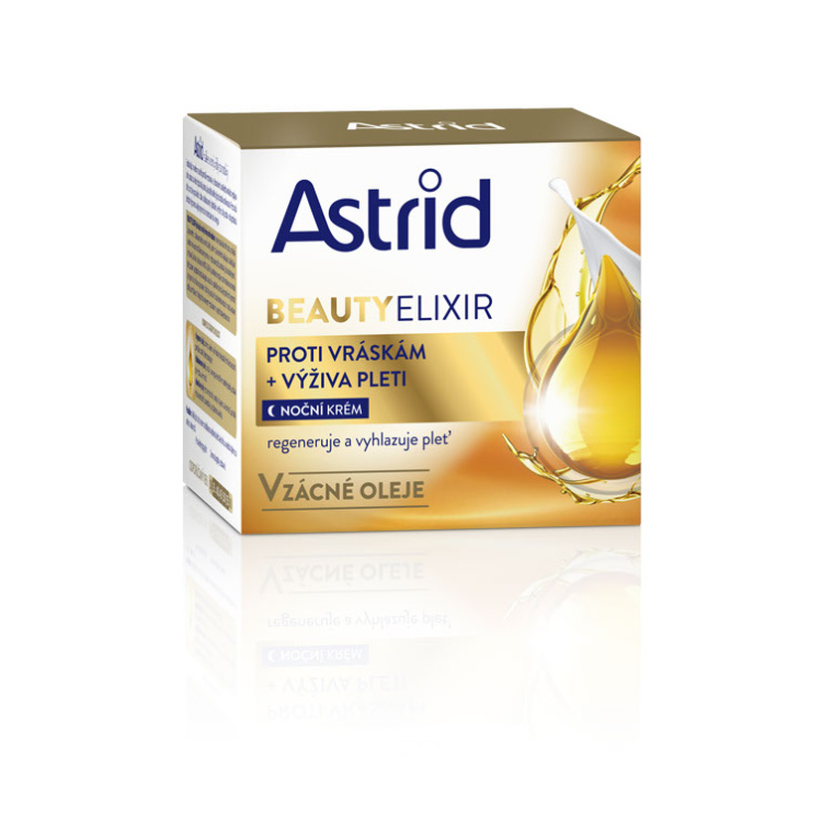 Astrid Beauty Elixir vyživující noční krém proti vráskám, 50 ml