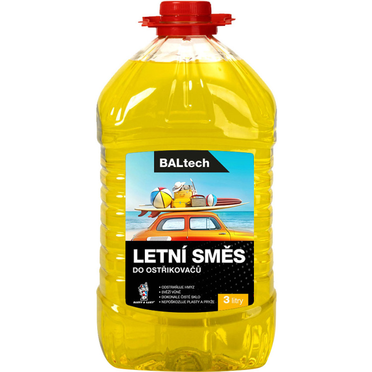 BALTECH letní náplň do ostřikovačů, 3 l