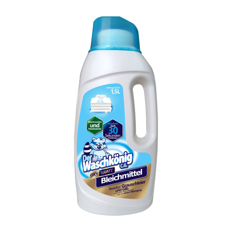 Waschkonig bělidlo a odstraňovač skvrn Bleichmittel Oxy Kraft tekuté, 1500 ml
