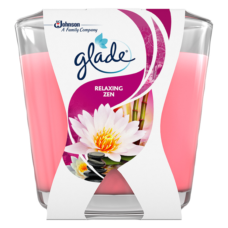 Glade svíčka vonná Decor Relaxing Zen, 70 g