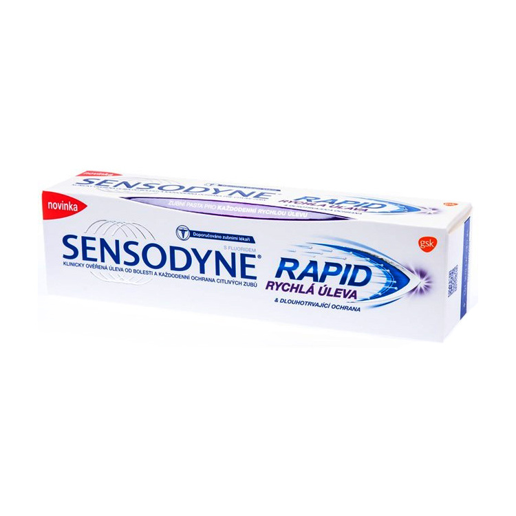 Sensodyne Rapid zubní pasta, 75 ml