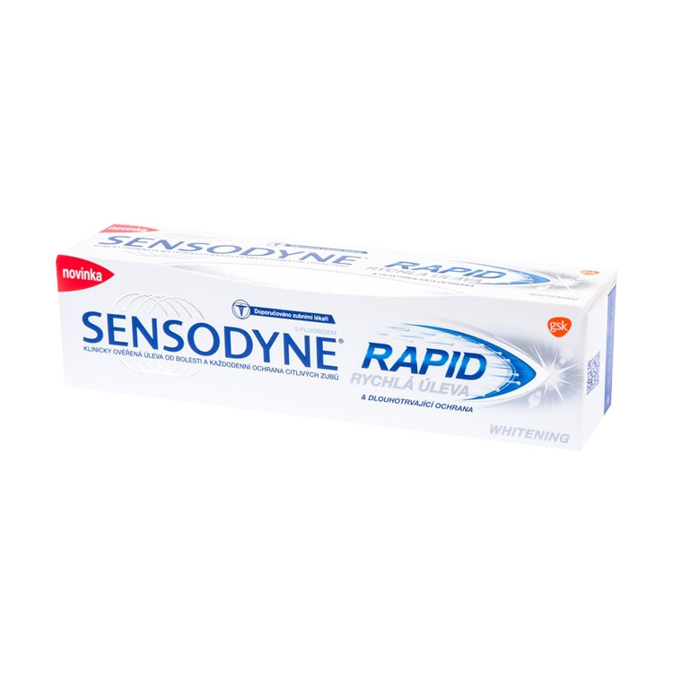 Sensodyne Rapid Relief Whitening rychlá úleva, zubní pasta, 75 ml