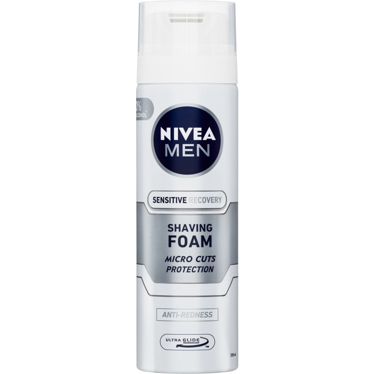 Nivea Men pěna na holení Sensitive Recovery, 200 ml