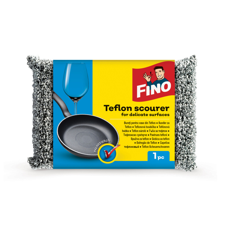 Fino drátěná houbička na teflon 1 ks