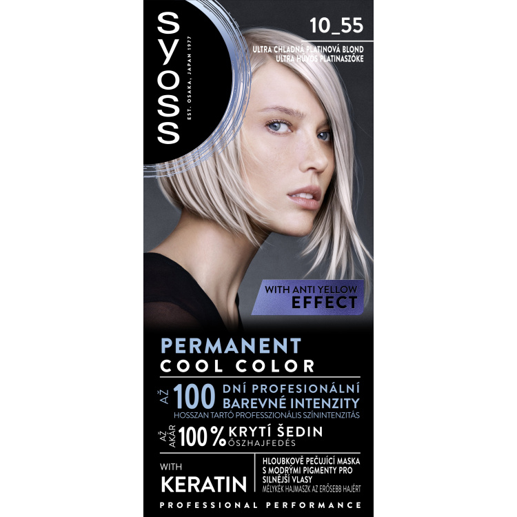 Syoss Blond barva na vlasy, 10-55 Ultra Platinová Blond