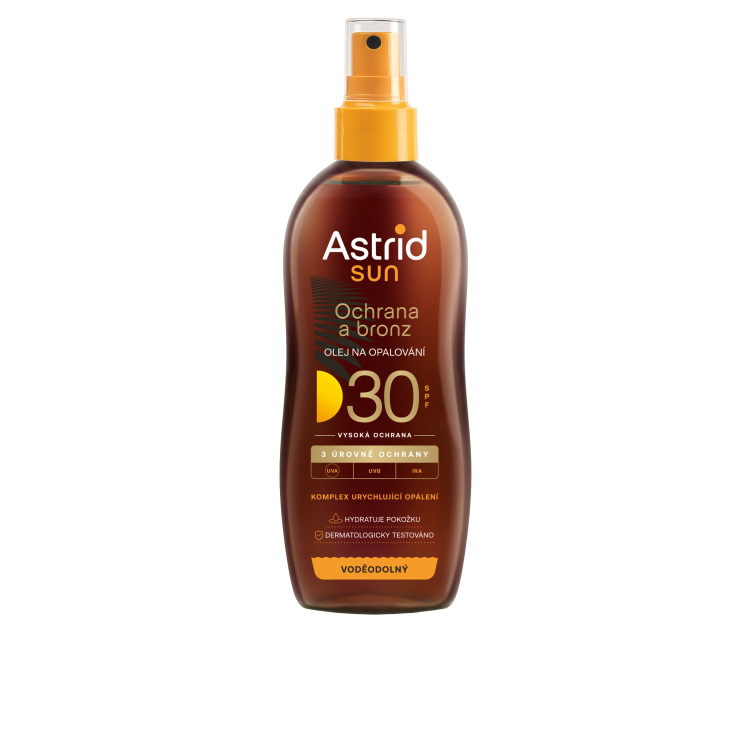 Astrid Sun OF 30 olej na opalování, 200 ml